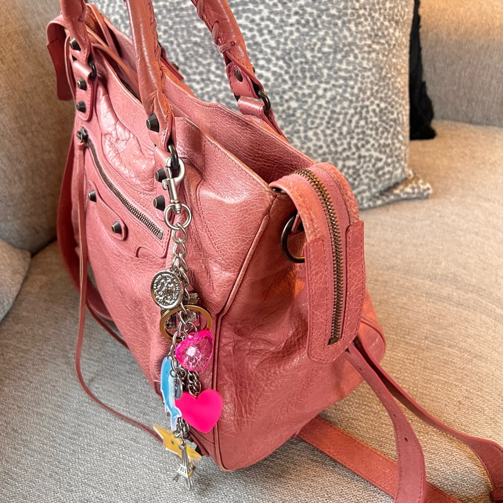 Balenciaga Agneau Classic Hardware City Velo Pink Sorbet Bag - Picture 5 of 15